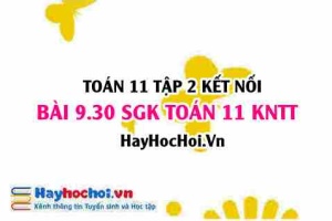 Bài 9.30 SGK Toán 11 Tập 2 Kết nối tri thức: Viết phương trình tiếp tuyến